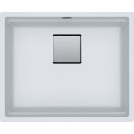 Franke Kubus 2 Pro - Fregadero fragranite KNG PRO 110-52, blanco hielo 125.0757.353 (1/4)