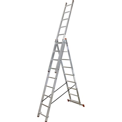 Krause Aluminium-Vielzweckleiter CORDA Globus mit Treppenfunktion 6,20 m Leitern