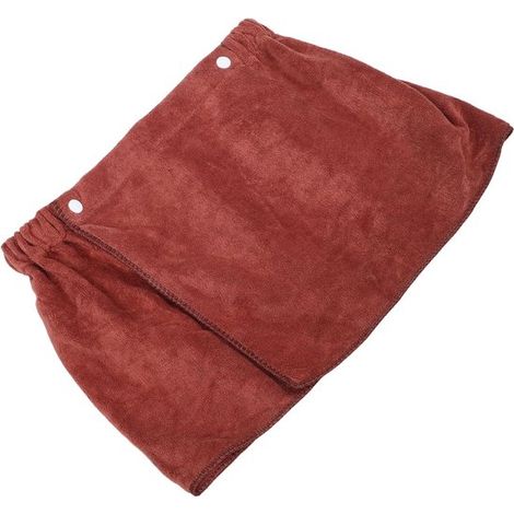 Kilt de sauna pour hommes - Jupe de bain - Réglable - Microfibre - Serviette de bain douce pour hommes - Serviette de bain - Serviette de bain portable - Pour sauna, salle de sport, natation, vacances (1/5)
