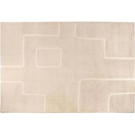 VIVARAISE - Tapis Louisa Blanc - 200 x 290 cm - Polypropylène (1/4)