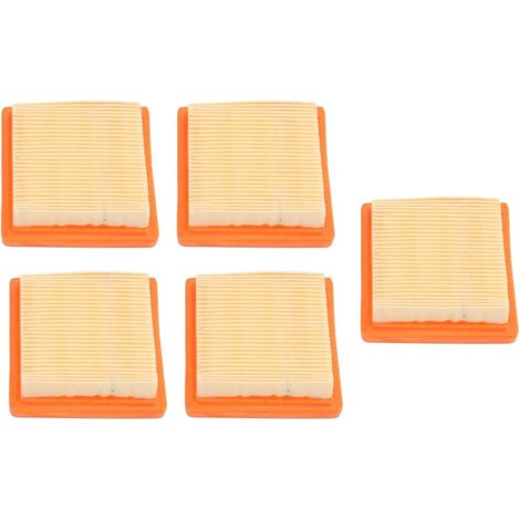 Lot de 5 Filtres à Air Tondeuse pour Outil de Jardin Stihl FS91, Panneau Filtre Papier Tondeuse Filtre à Air Tondeuse à Gazon Pièces de Rechange (1/4)
