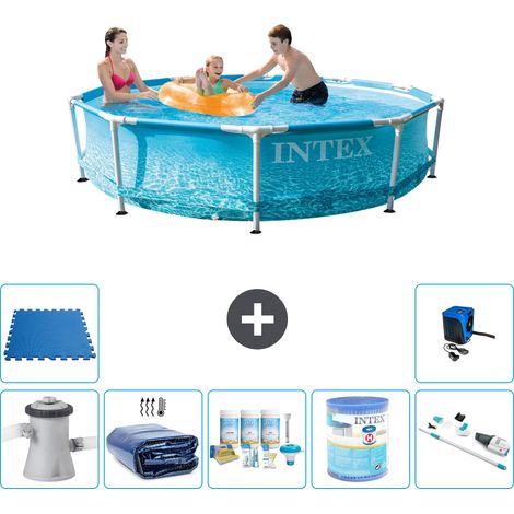 Intex Piscine Tubulaire Ronde - 305x76 cm - 8-pièces S41405 (1/5)