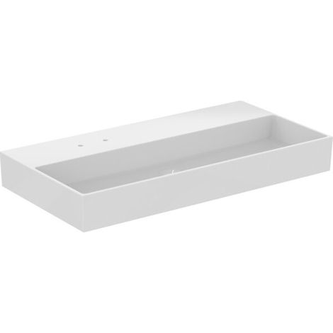 IDEAL STANDARD T537001 Lavabo Solos 1015 mm 2 trous pour robinets (1/5)