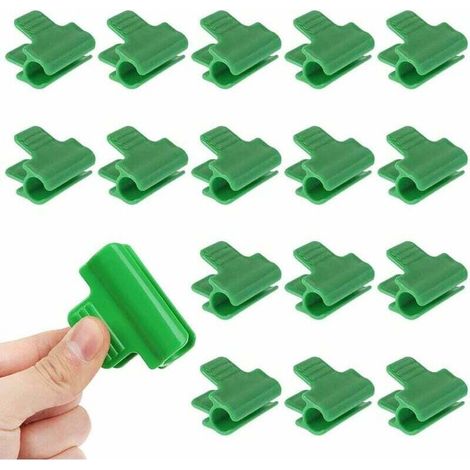Couverture Rangée Films, Clip de Serre, Clip de Film de Serre, Couverture Rangée Film Serre, Clip Cerceau Tunnel de Filet en Plastique 41cm 30Pcs Vert (1/4)