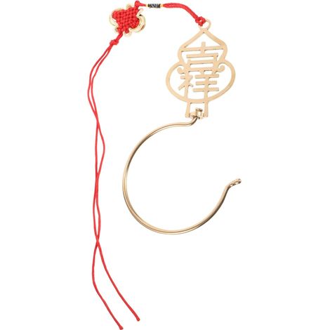 Crochets de rideaux chinois en laiton, multifonctionnels pour lit (1/5)