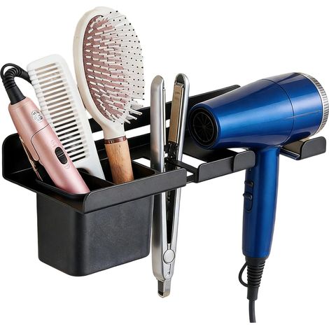 Hair Dryer Holder Non Slip and Waterproof Material Wall (1/5)