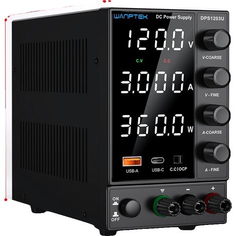 Alimentation électrique DC, 120V 3A, DPS1203U 120V 3A (1/2)