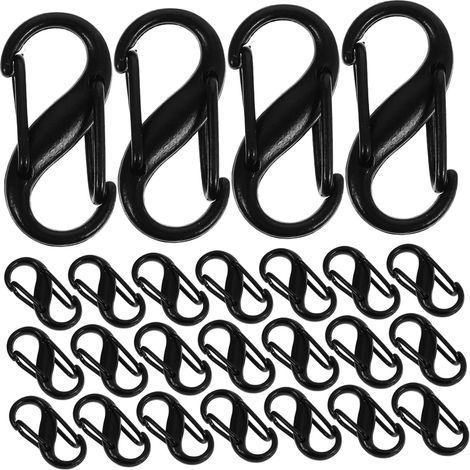 Lot de 100 mousquetons à double tête en forme de S en (1/5)