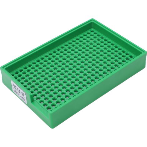 Schraubenablage mit mehreren V-förmigen Löchern, flacher Öffnung, Schraubenablageplatte für den industriellen Einsatz, 3-3,5 mm / 0,12-0,14 Zoll (273 Löcher) (1/5)