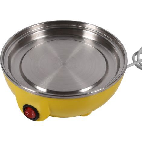 Cuociuova elettrico multifunzione a doppio strato da 220 V con funzione vapore per la cucina di casa (giallo) (1/5)