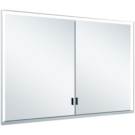 KEUCO Royal Lumos Spiegelschrank Wandeinbau 2-türig, lange Tür,
