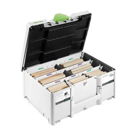 Festool DS/XL D12/D14 128 BU Assortimento tasselli Domino XL in faggio per DF 700 (1/5)