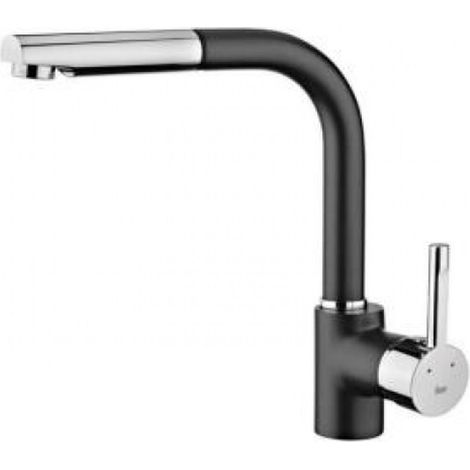 Rubinetto Monocomando Teka ARK938N Acciaio inossidabile Nero Rotondo