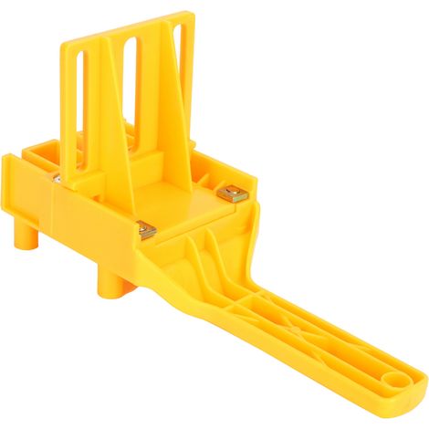 Kit de gabarit de perçage pour tourillons de menuiserie (8 pièces) avec poinçon et outil de perçage portatif pour trous de poche