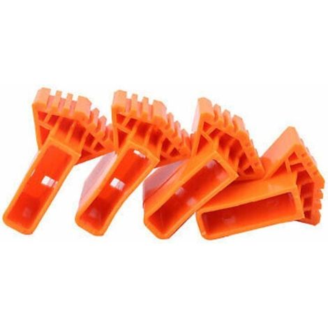 Pieds d'échelle : 4 pièces de rechange pieds d'échelle capuchons d'échelle pieds d'échelle capuchons de protection de pied d'échelle housse de protection de coussin de protection stabilisateur (1/3)