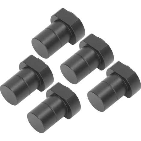 Lot de 5 pinces de table à bois en alliage d'aluminium, bloc de serrage universel à dégagement rapide, butée de positionnement pour plan de travail de 19 mm (1/5)