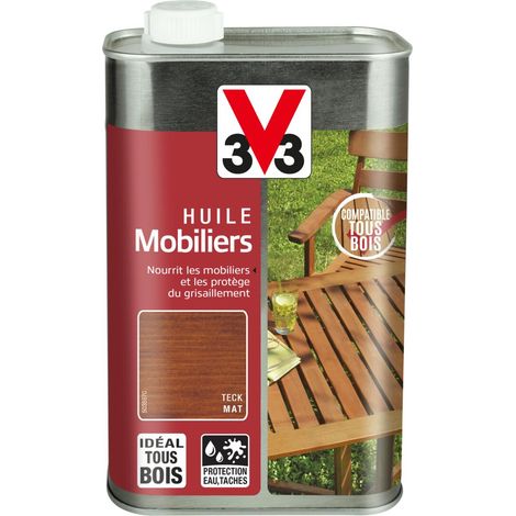 Huile pour mobiliers V33 Teck 1L