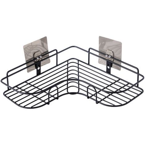 Étagère Angle Pour Salle De Bain Support De Rangement Mural Organisateur De Douche Étagère De Stockage Pour Salle De Bain Pour Douche (1/5)
