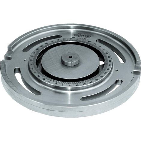 Plaque tournante universelle Röhm taille 4 avec vis pour rainure en T et écrou - 014715 (1/4)