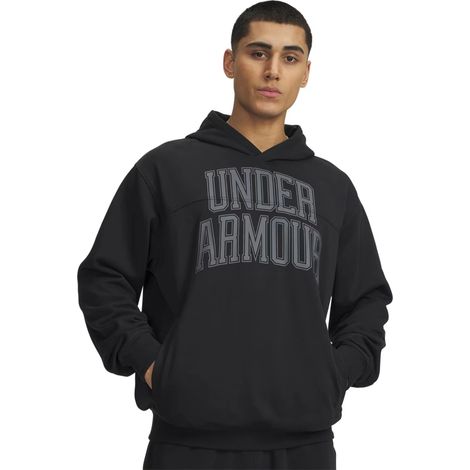Sweat à capuche graphique Under Armour Rival LW pour homme, taille L (1/3)