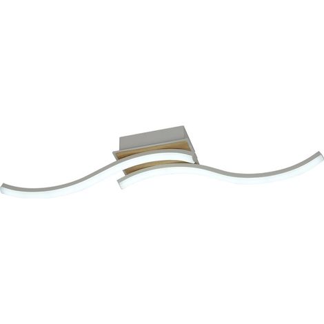 LED Deckenleuchte 32W 3520lm 3000-6500K 62cm Weiß/Buche Dimmbar Murray Serie