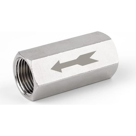 3/8" Clapet Unidirectionnel Anti-Retour Air, Clapet Anti-Retour en Cuivre Massif de 15 mm de Diamètre Intérieur Femelle Orifice Plein Fileté Pour Raccords De Tuyaux D'eau Et De Gaz (1/5)