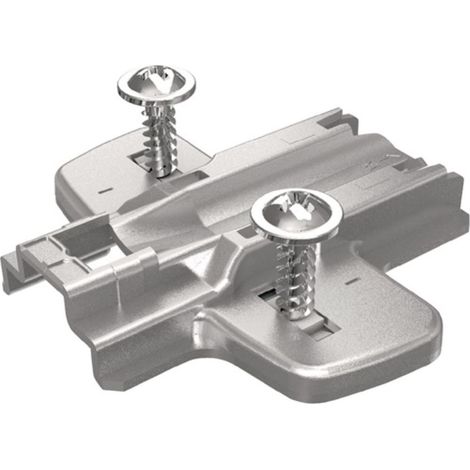 Embase cruciforme à visser Hettich Direct avec vis disposées de manière asymétrique 8099 D1,5 Boite de 10 - HETTICH (1/2)