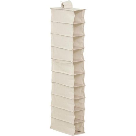 Range-Chaussures 10 Cases "Dressy" 128cm Beige (1/4)