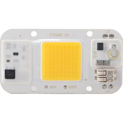 Lampe de croissance végétale 30W LED intégrée, source lumineuse haute pression 220V, puce libre, lumière chaude pour plantes