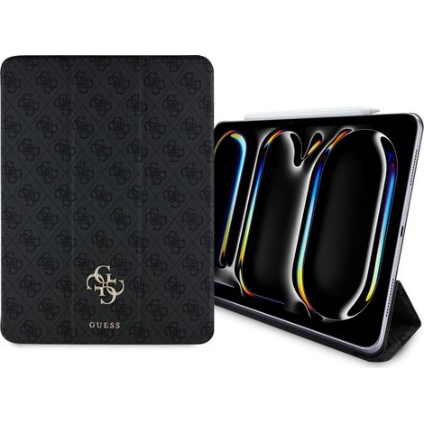 Guess GUFC13PM24PS4SGK iPad Pro 13 2024 negro/negro magnético 4G logotipo grande (1/5)