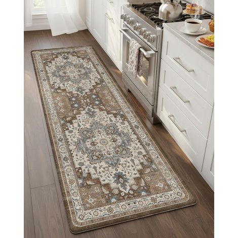 1 Tapis De Sol Antidérapant Imperméable Mousse Mémoire 10mm Pour Cuisine Couloir Salon (1/5)