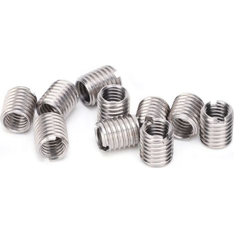10pcs Insert Thread Repair Sleeve Threaded Sleeve Ring Screw Reducing Conversion Tool (1/5)