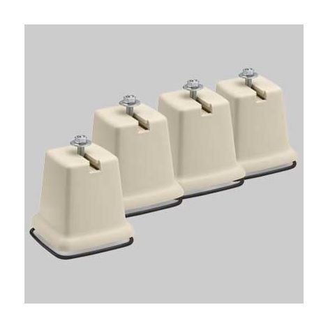SUPPORTI A PAVIMENTO KG 100  Kit 4 pz     MADE IN ITALY