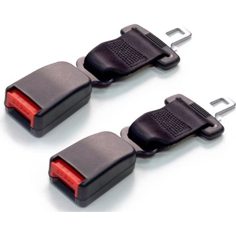 2 pièces Rallonge de ceinture de sécurité, rallonge de ceinture de sécurité de voiture, boucle de ceinture de sécurité (1/5)