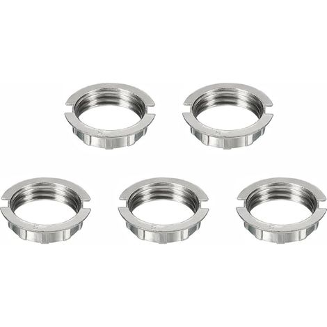 Set of 5 G9 metal socket rings for lampshades (1/5)
