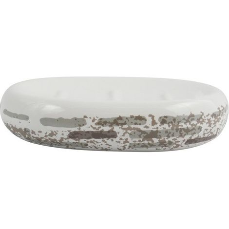 MSV Porte Savon Céramique BRIQUE Beige (1/2)