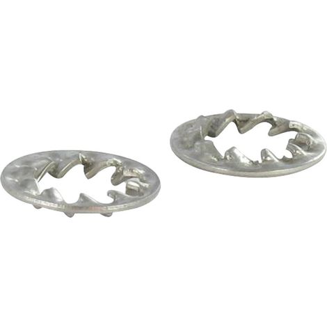 Rondelle éventail A denture intérieure chevauchante JZC Inox A2 M10-10 pièces