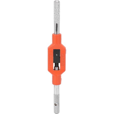 Set mit 7 Mini-Gewindebohrern aus legiertem Stahl für Maschinenschrauben, 1 Schraubenschlüsselhalter, Industriewerkzeug (1/5)