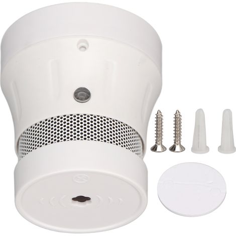 Détecteur de fumée Tuya Zigbee, alerte rapide, blanc, sur batterie, alarme incendie intelligente pour maison. (1/5)