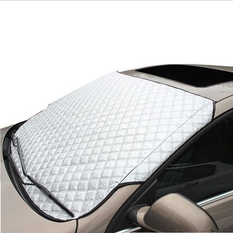 Auto-Windschutzscheibenabdeckung, UV-reflektierender Windschutzscheiben-Sonnenschutz, Anti-Frost-Schnee-Sonnenschutz, faltbarer Schutz, (100 x 147 cm)