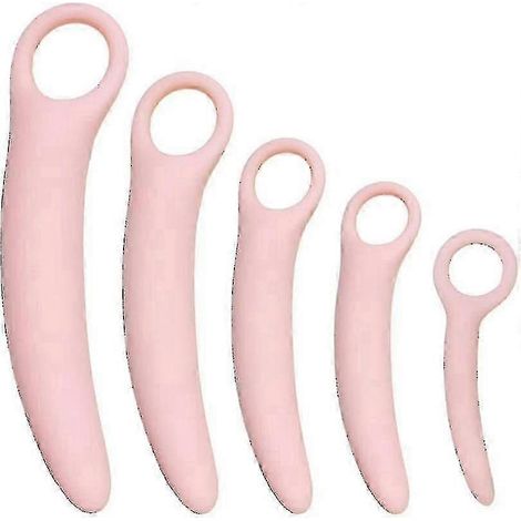 QoQiu 5er-Pack Silikon-Beckenbodentrainer-Set, Beckenbodenmassagegerät für Frauen, Beckenbodenmuskeltrainer, Beckenbodenstärkung - Z