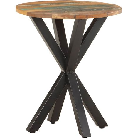 Beistelltisch 48x48x56 cm Altholz Massiv