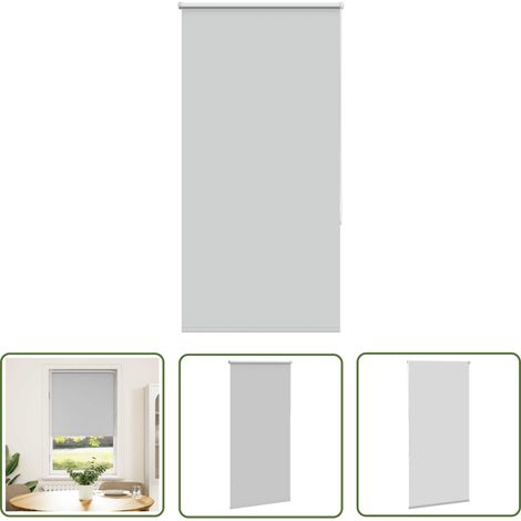 vidaXL Verdunkelungsrollo Hellgrau 80x150 cm Stoffbreite 75,7 cm (1/5)
