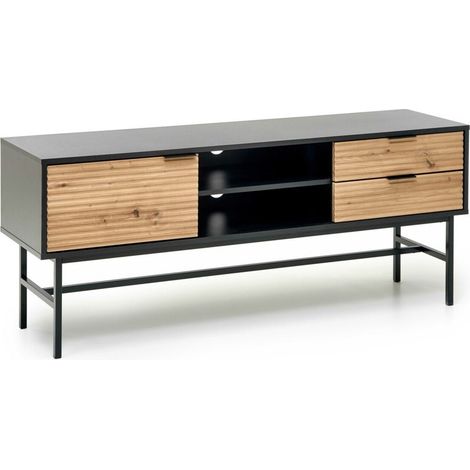 Mueble TV Mircavu 101 , Número de puertas: 1, Número de cajones: 2, 150x61x40cm
