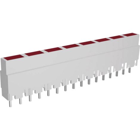 Signal Construct ZALW 080 LED-Reihe 8fach Rot (L x B x H) 40.8 x 3.7 x 9 mm (1/2)