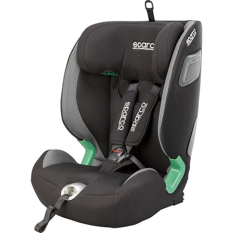 Silla de coche Sparco SK5000I, color gris, con sistema Isofix i-Size, altura 76-150 cm y peso 9-36 kg. (1/5)
