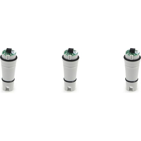 3X Sonde D'électrode de Remplacement de Mètre de PH Testeur D'Eau de PH Pièce de Rechange Sonde Acidomètre pour Sonde de PH D'Aquarium pour PH818 (1/4)