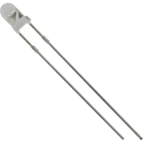 TRU COMPONENTS 1573691 LED bedrahtet  Weiß Rund 3 mm 3400 mcd 40 ° 20 mA 3.1 V