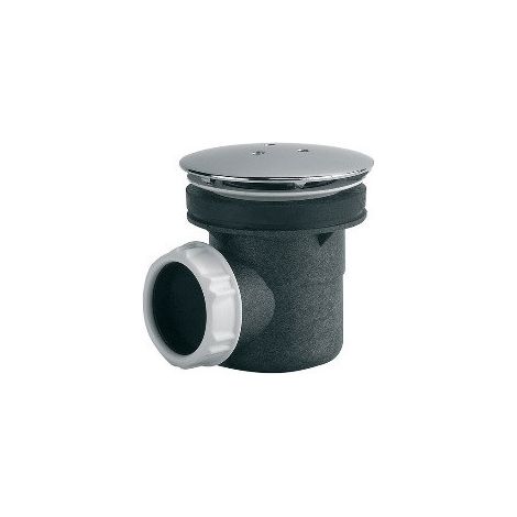 Abfluss für Duschwanne Horizontaler Ausgang Metall NF Durchmesser 60mm - Rousseau