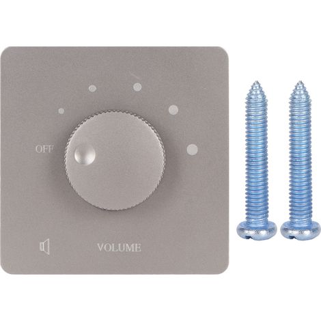 Potentiomètre de Volume 50W 5 Positions Contrôle Précision Haut-Parleur Maison Gris Sécurité Professionnelle (1/5)